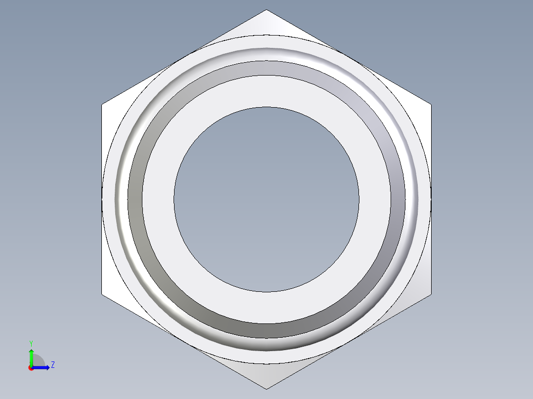 卡套式工业通用硬管接头EO_Male_Stud_connector_GEO22LM27X2OMDCF左视图