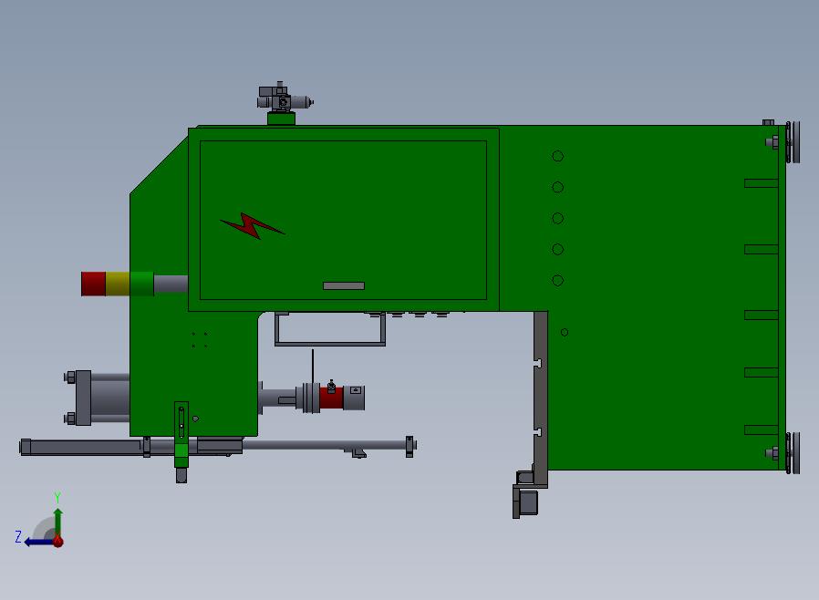 A01-5T液压压机右视图