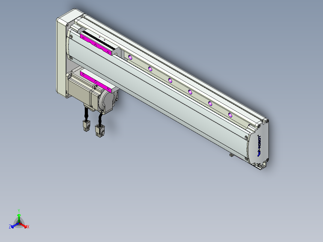 威洛博QF12-Lxx-S360-BL-ZP40-C3正等轴测图