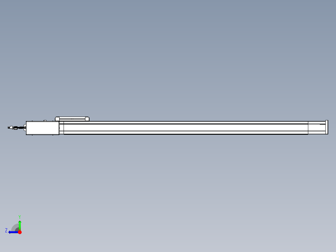 威洛博LB.GB同步带传动--欧规系列LB6A-L65-S1100-BL右视图