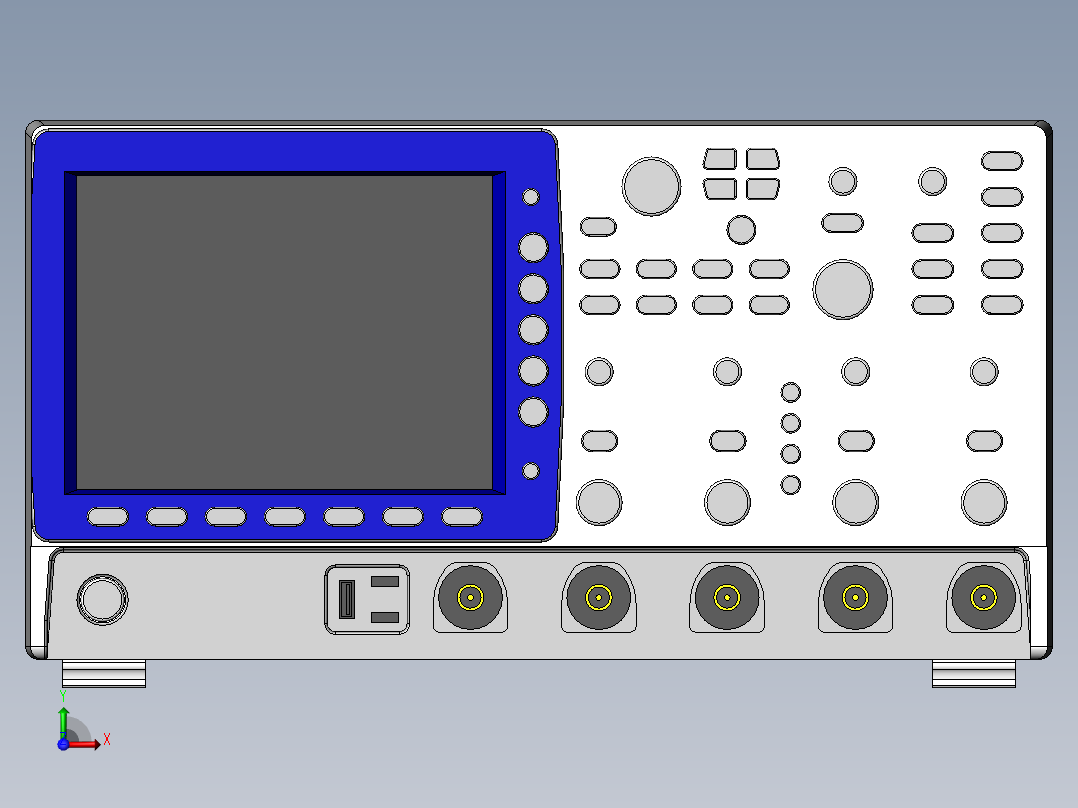 数字存储示波器前视图