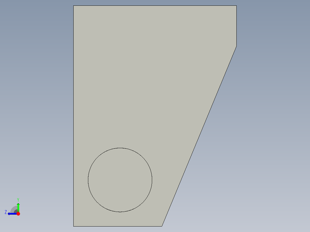 基恩士PS-05_holder_kc图纸模型右视图