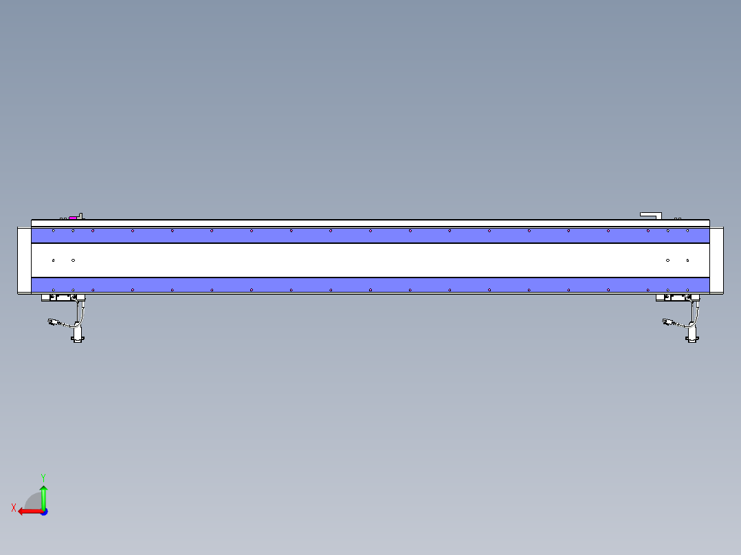 威洛博VL系列直线电机模组-2VL17E1-S1400后视图