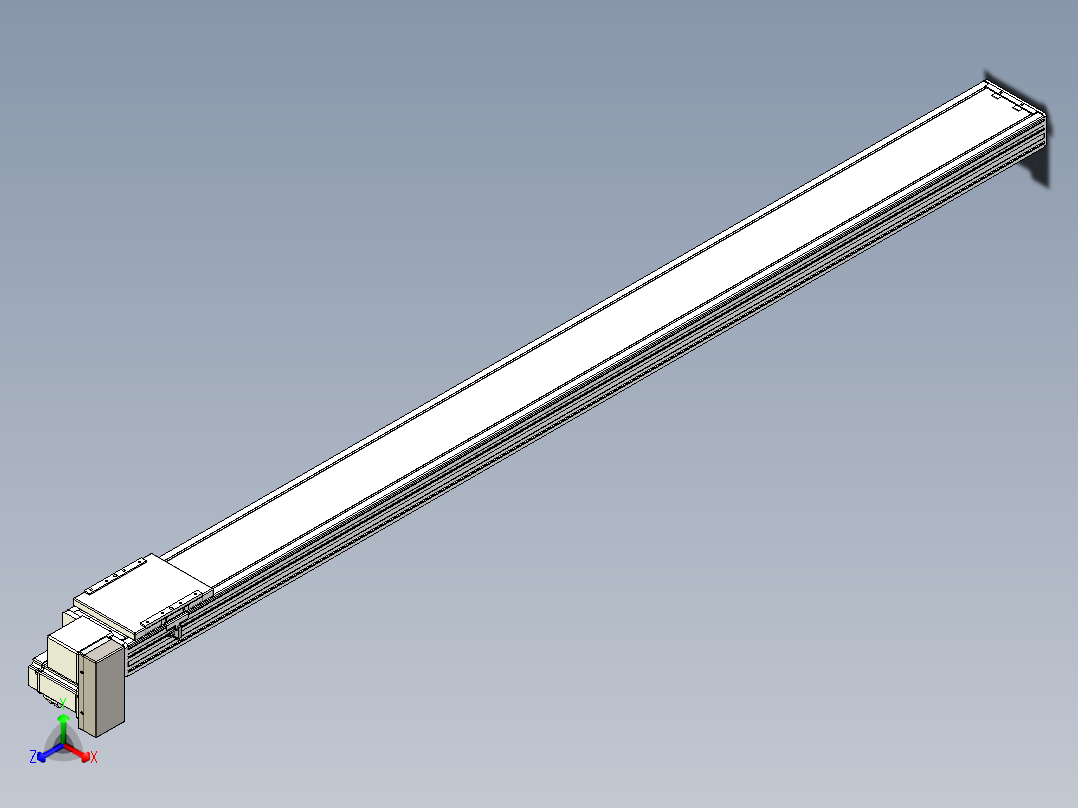 同步带全封闭直线模组TPA-HCB-14D-120-L1850-RP-C-P40-N3主视图