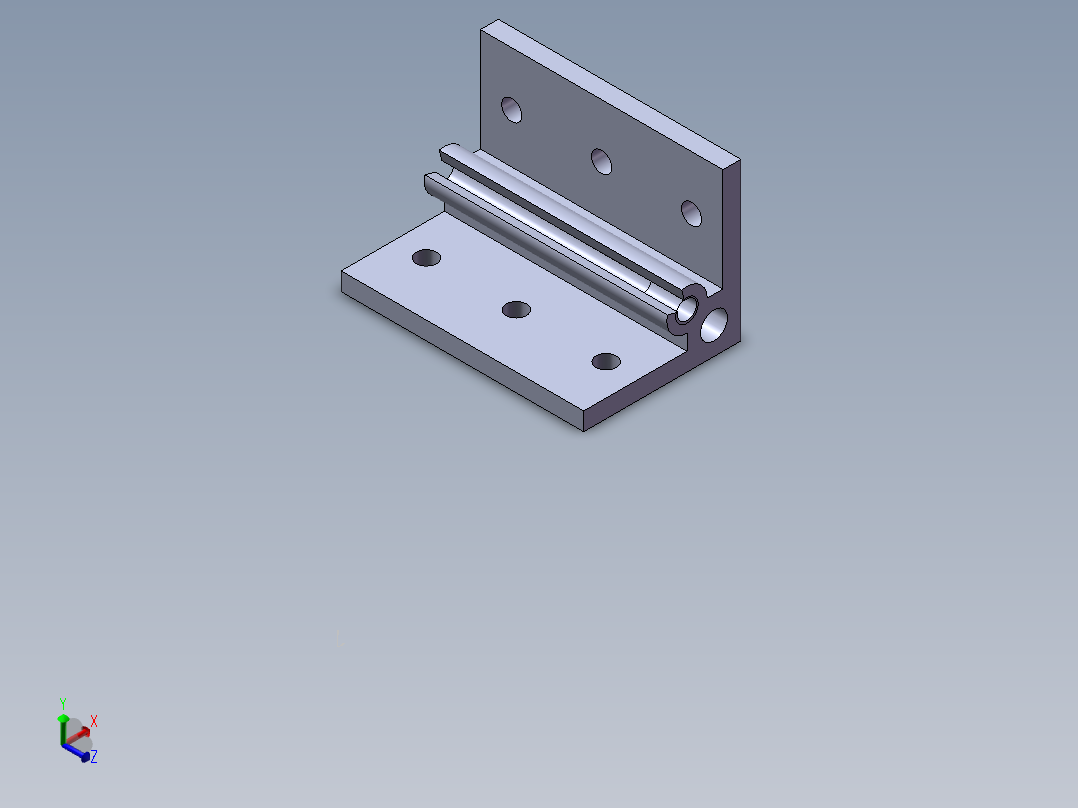 铝型材及其附件3.31.35.20.60.M5.SLDPRT正等轴测图