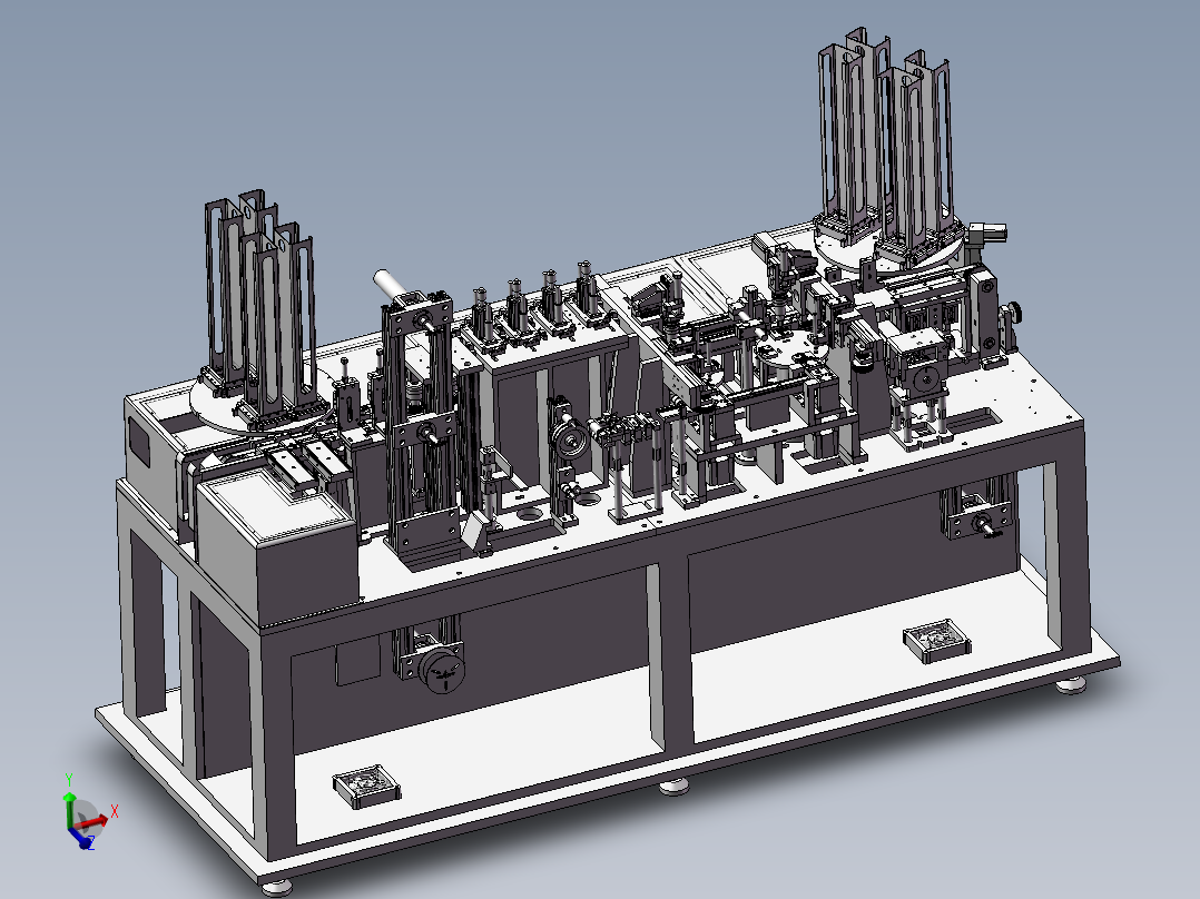 智能卡贴芯片封装机主视图