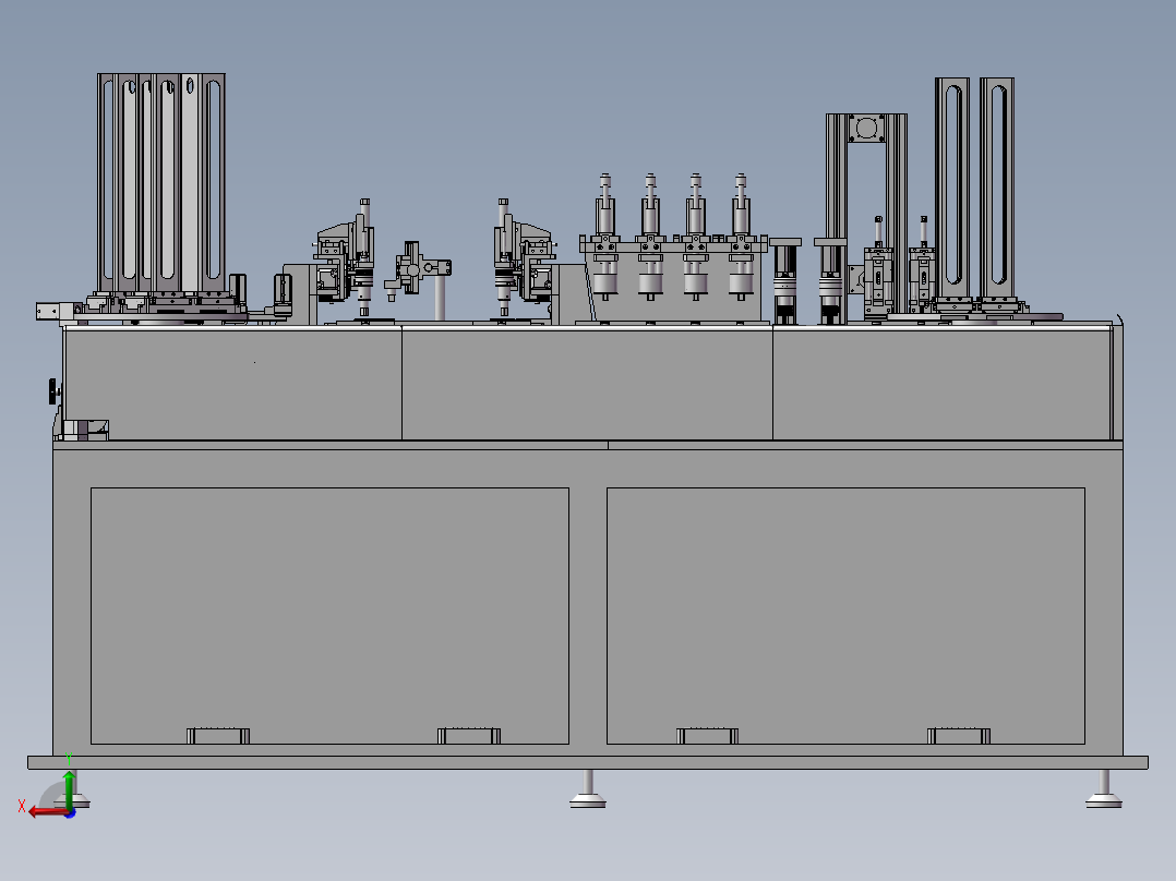 智能卡贴芯片封装机后视图