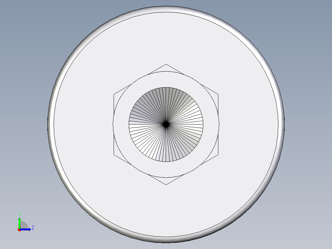 卡套式工业通用硬管接头EO_Blanking_plug_for_ports_VSTI42x2EDCF左视图