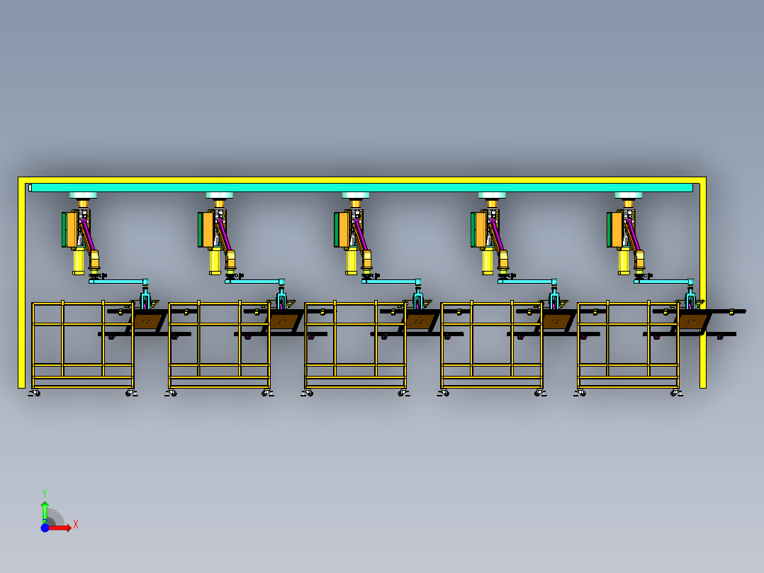 航架机械手设计前视图