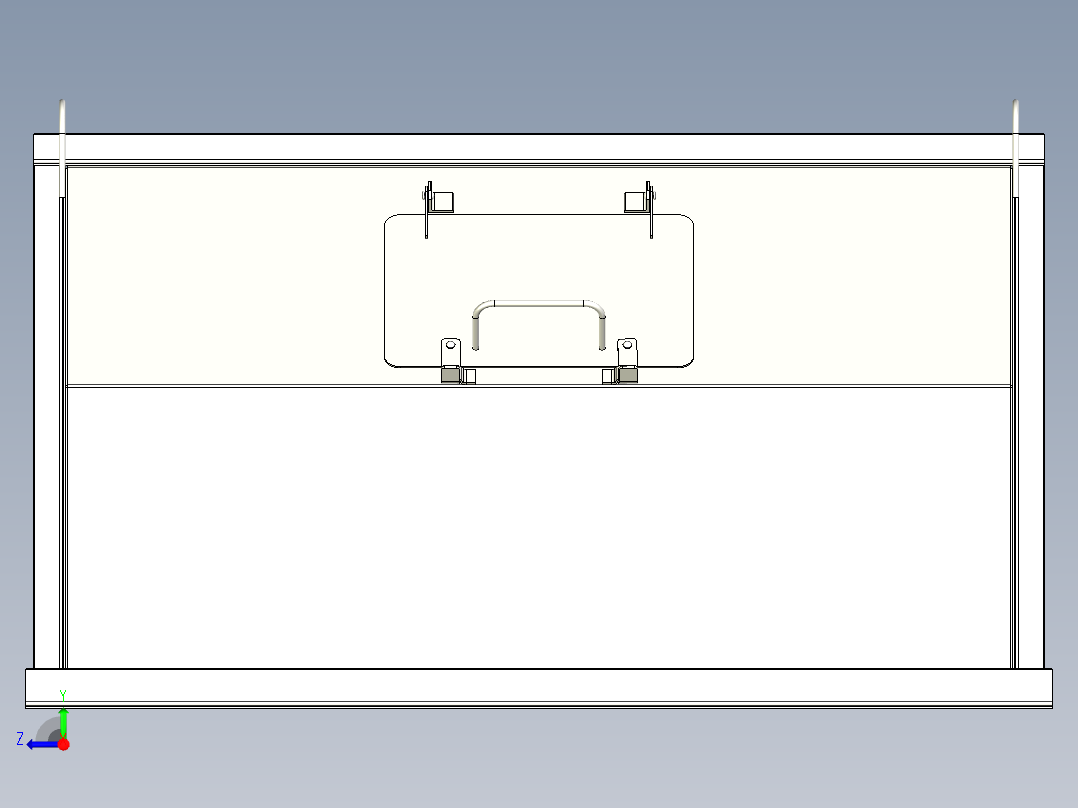 TD75型带式输送机头部护罩 TD5J11右视图