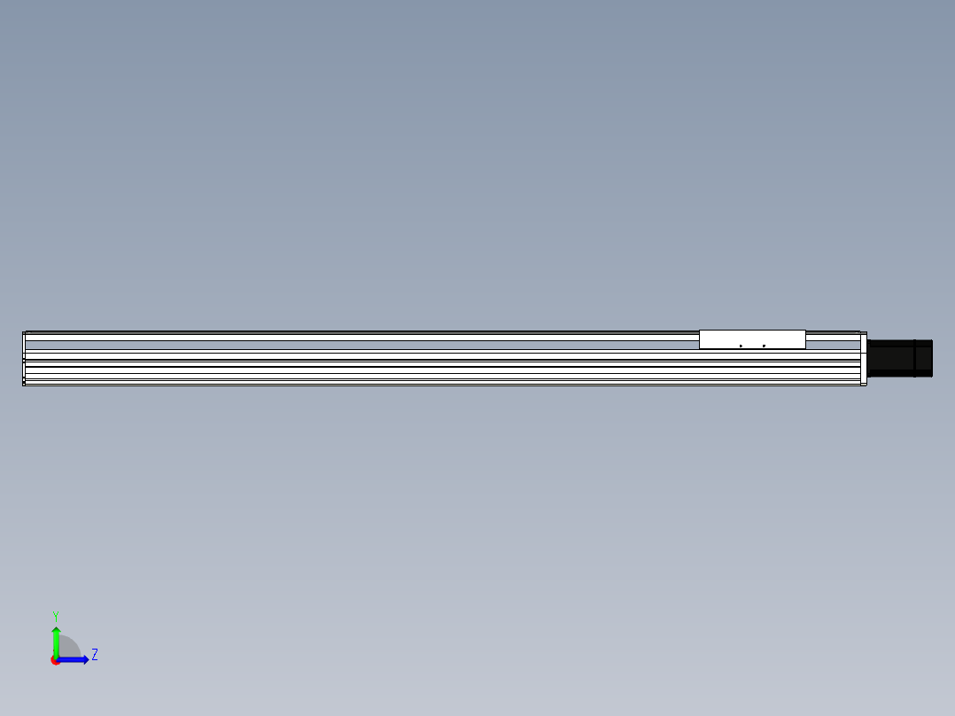 Toyo东佑达直线模组-ETH22-1400-BC-750W左视图