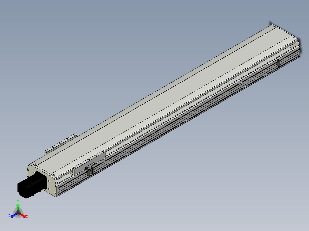 Toyo东佑达直线模组-ETH22-1400-BC-750W正等轴测图