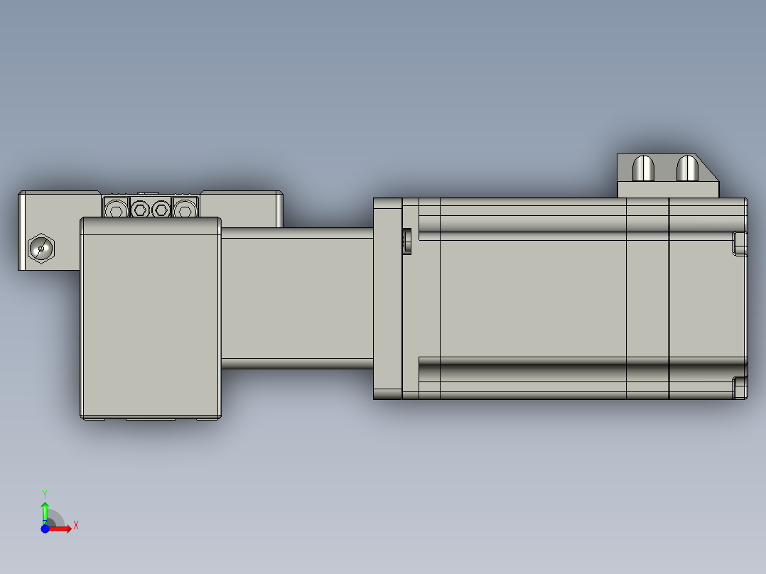 威洛博直线电机模组EB4-L80-S450-L-57-MS3前视图