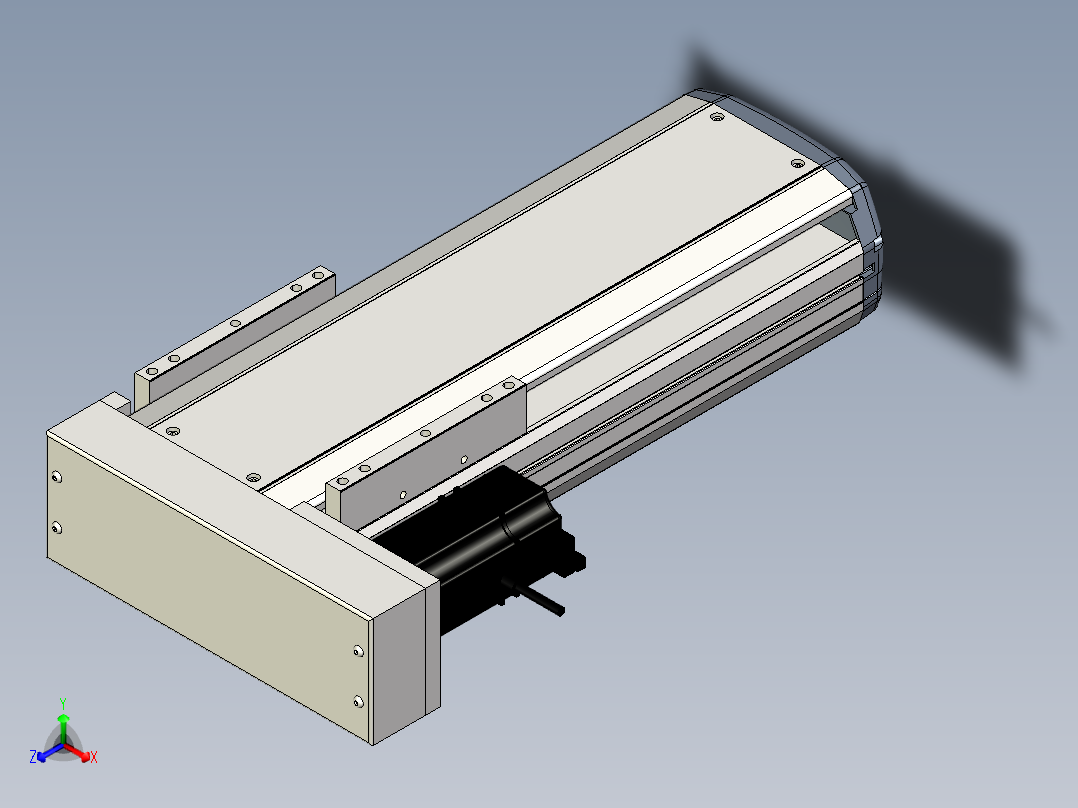 Toyo东佑达直线模组-ETH17-250-BL-M40主视图