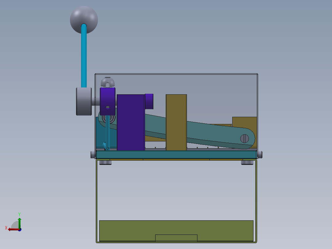 185剪针机图纸后视图