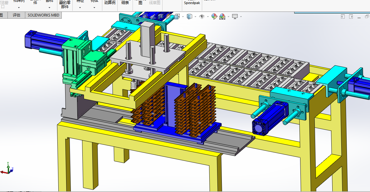 叶片装配生产线