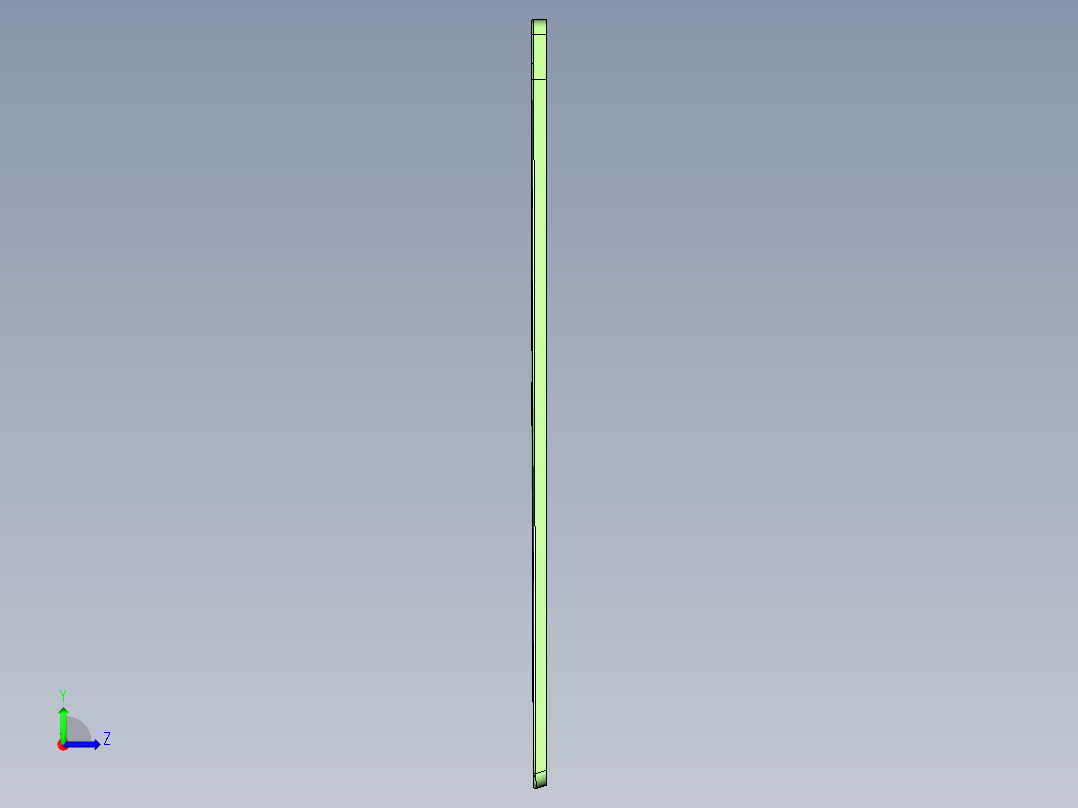 轻薄铁皮外壳CNC铣避位+阳极挂点程序UG模型左视图