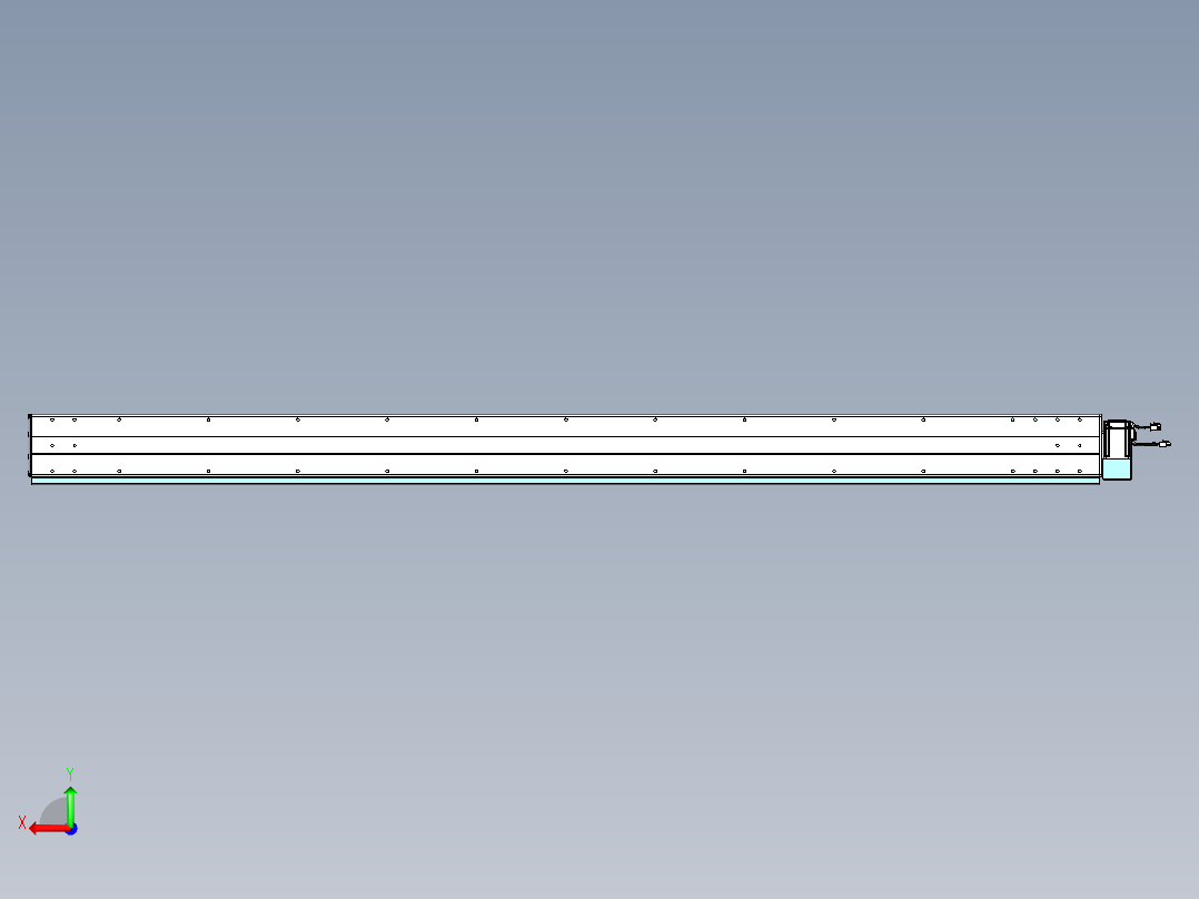 威洛博VBF同步带传动一般环境VBF14-L45-S2100-BLD-ZP40-C3后视图