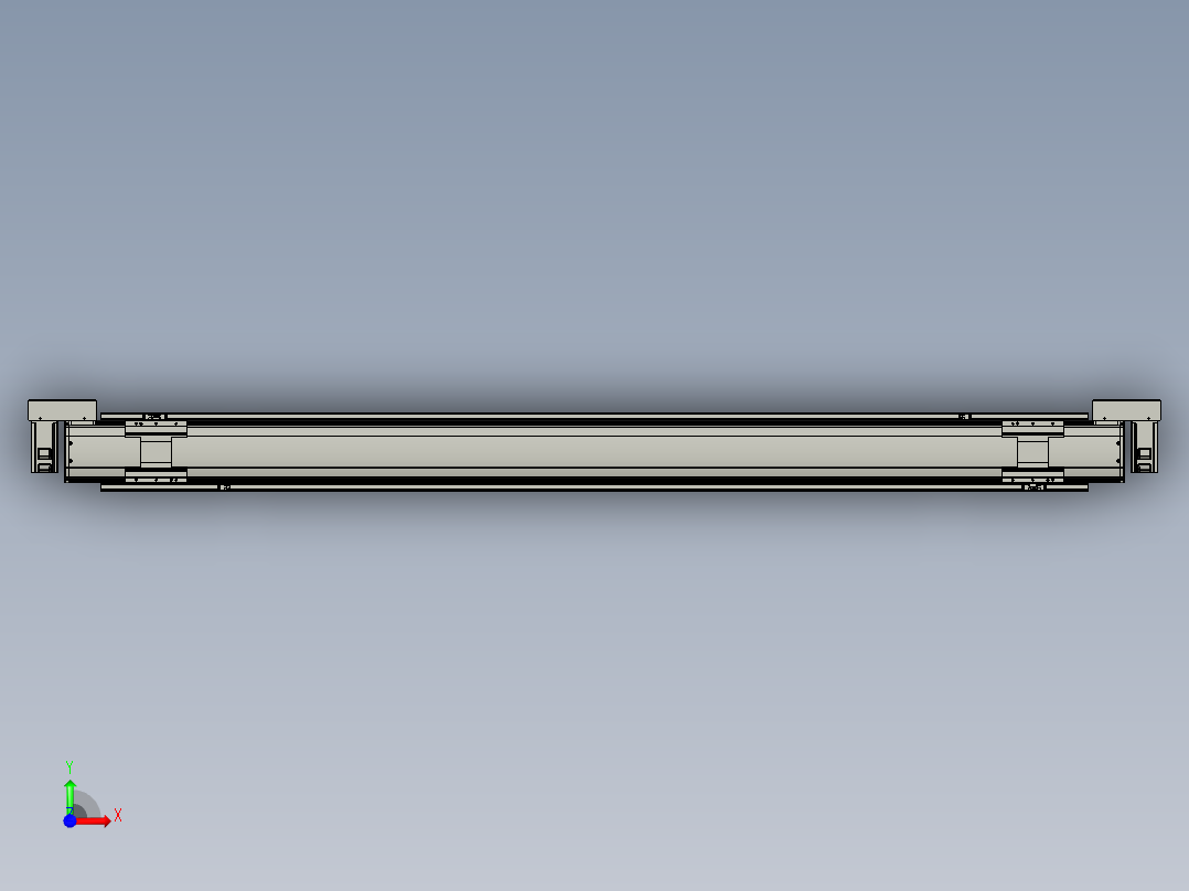 威洛博双电机滑台-VBF14S2-L50-S1800-BLR-P40-C6前视图