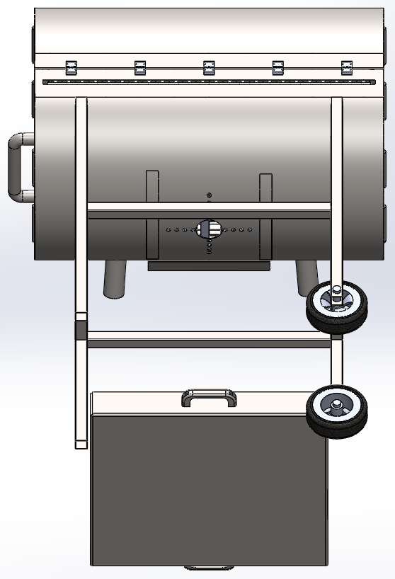 Barbecue户外烧烤架3D数模图纸 STEP格式