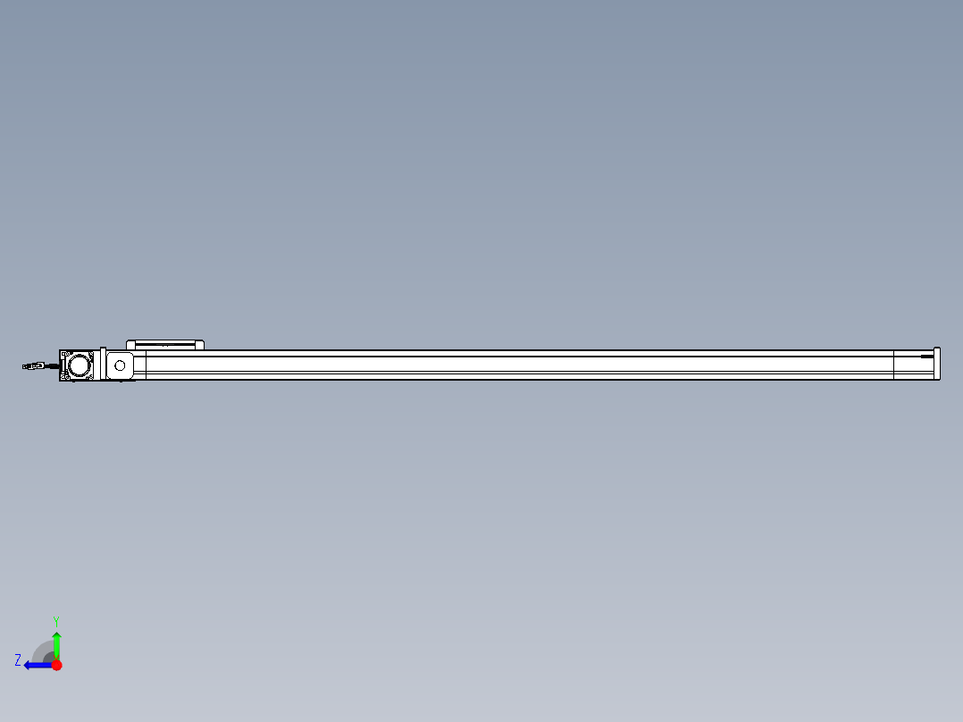 威洛博LB.GB同步带传动--欧规系列LB6A-L65-S1500-BR右视图