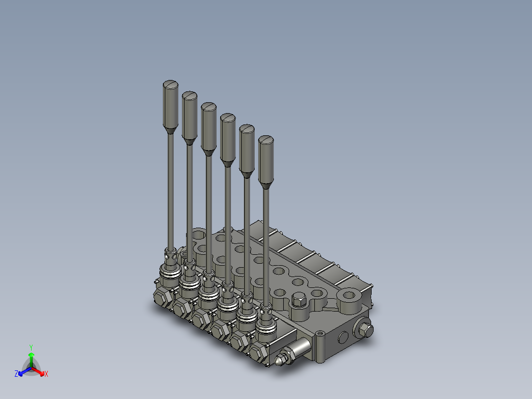 ZDa×-F15L多路换向阀[ZDa-F15L]主视图