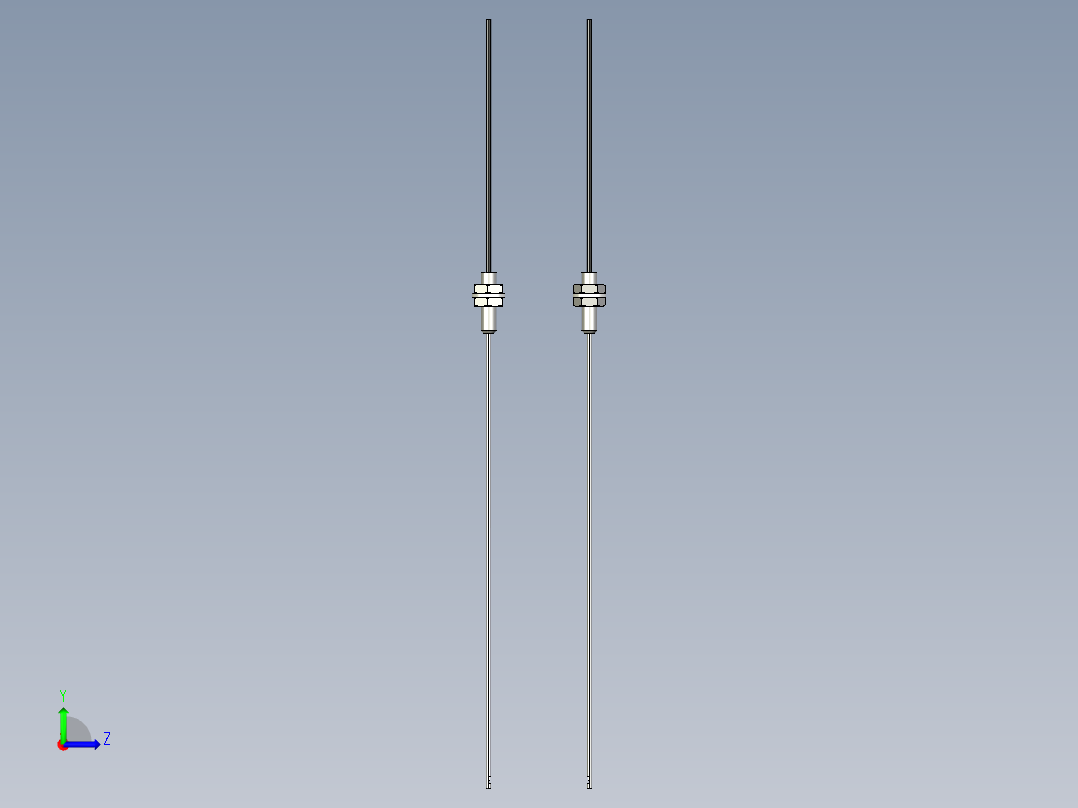 侧视光纤_对射型FT-F313-L左视图