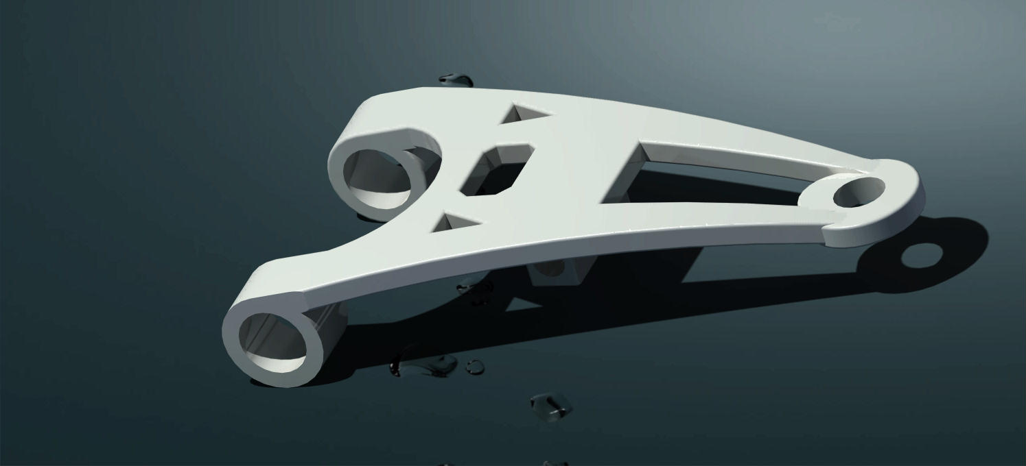 CATIA设计的双横臂悬架