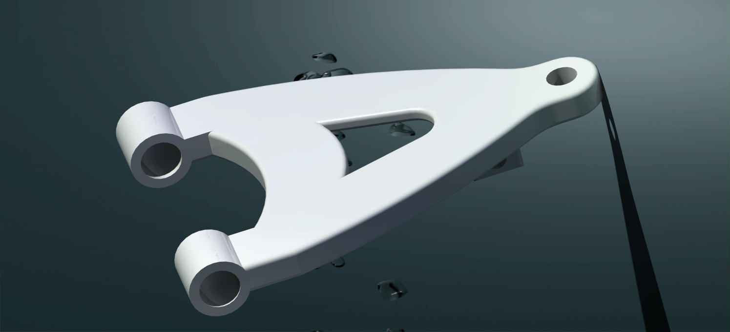 CATIA设计的双横臂悬架