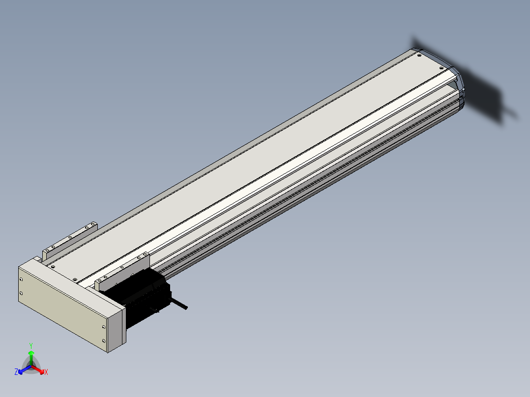 Toyo东佑达直线模组-ETH17-900-BL-M75正等轴测图