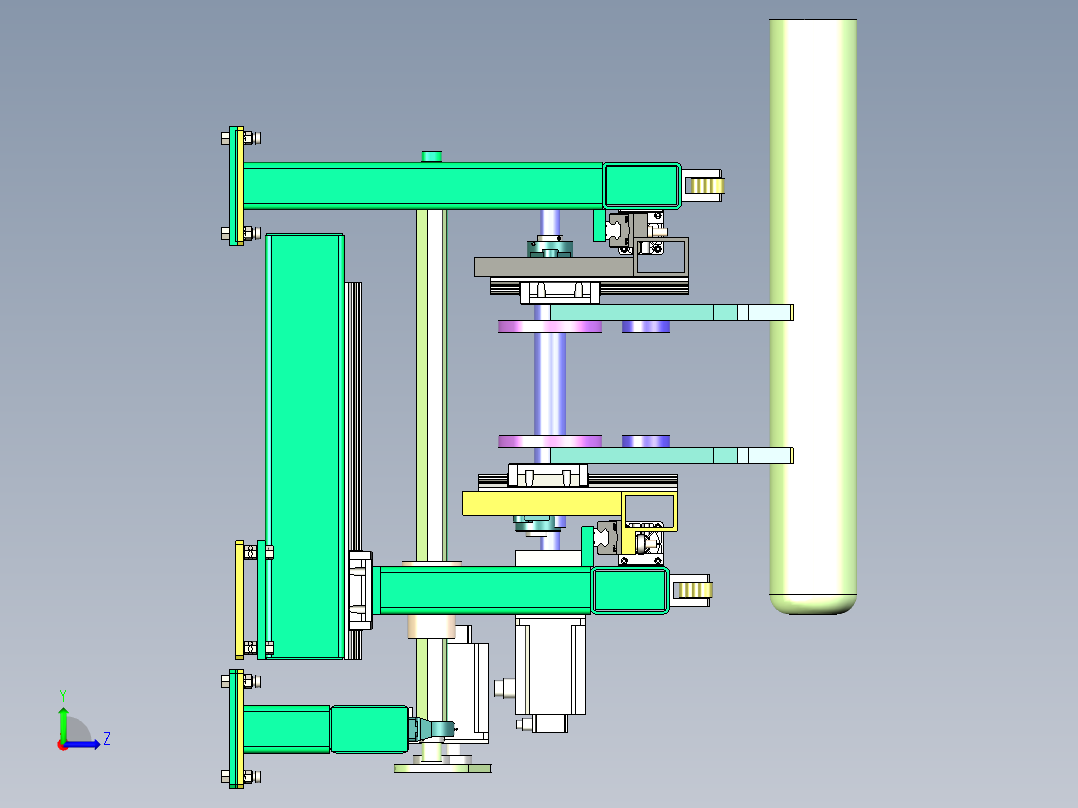 A10_重型同步移栽机SW2018左视图