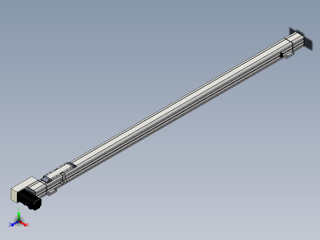 Toyo东佑达直线模组-M65-S-1600-L-M40-C4主视图