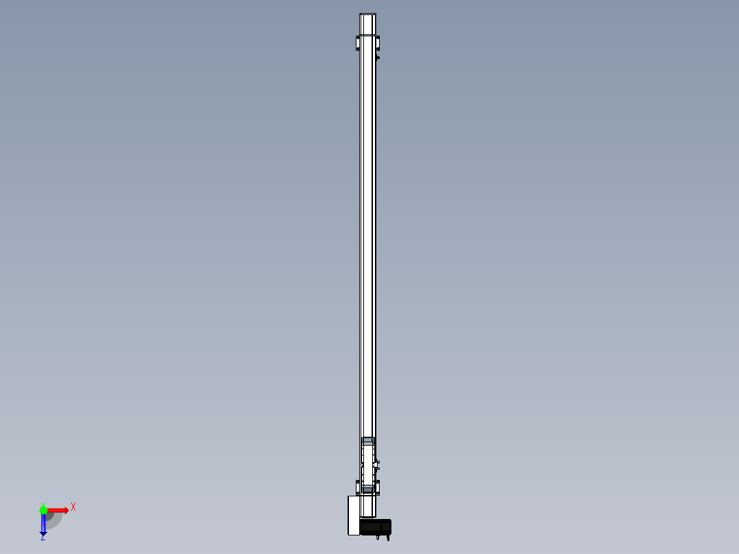 Toyo东佑达直线模组-M65-S-1600-L-M40-C4俯视图