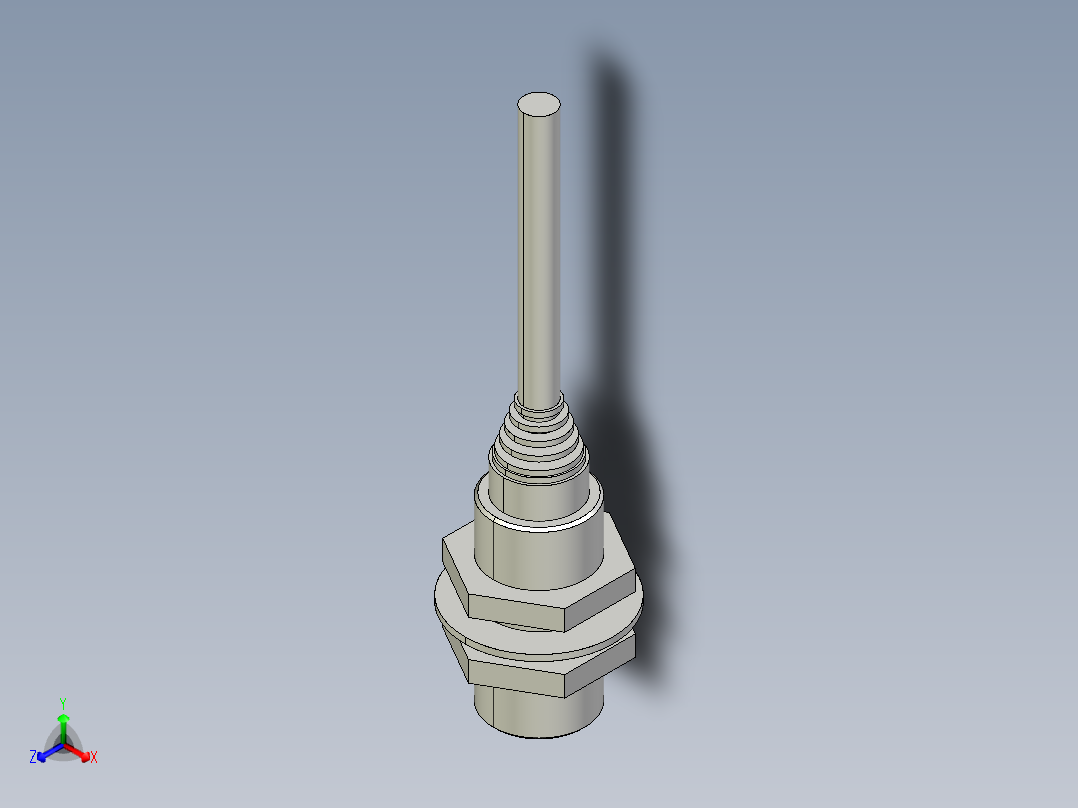 基恩士EV-18M_kc图纸模型主视图