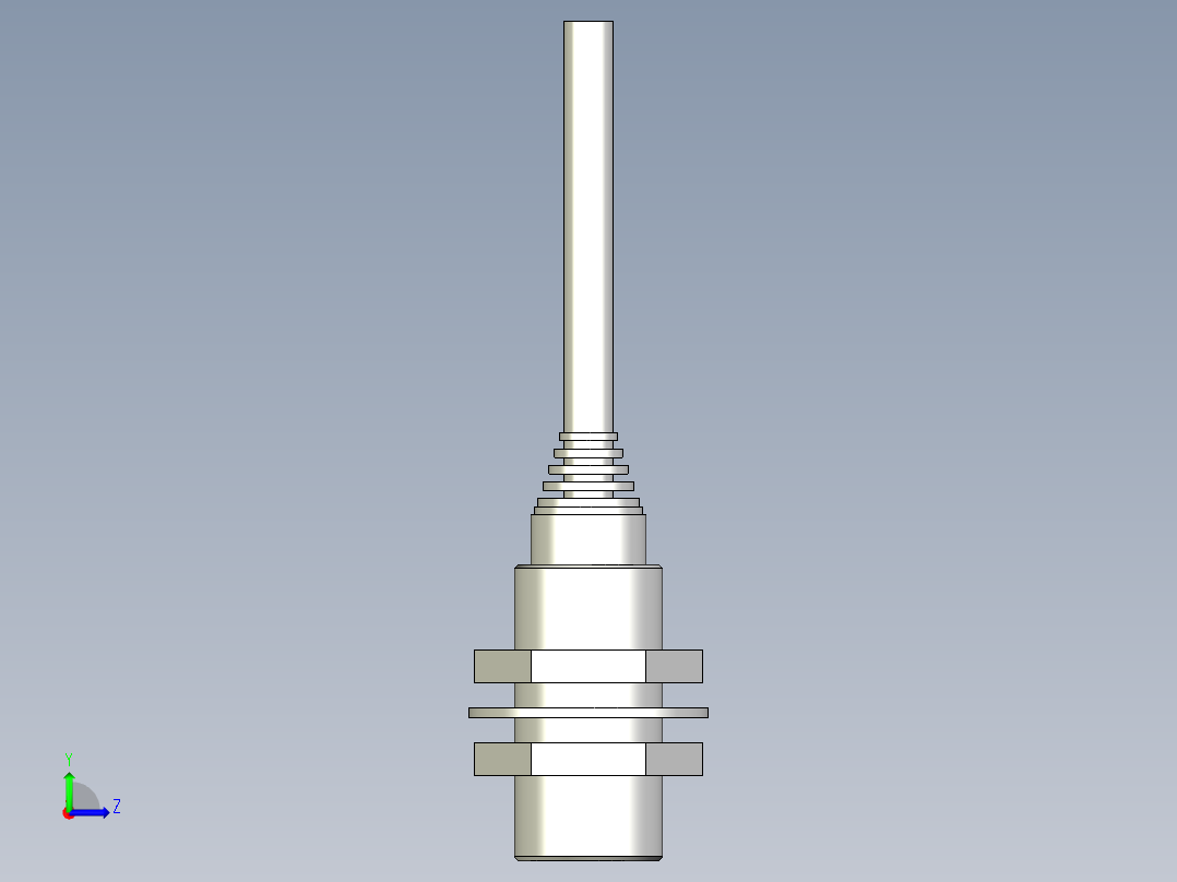 基恩士EV-18M_kc图纸模型左视图