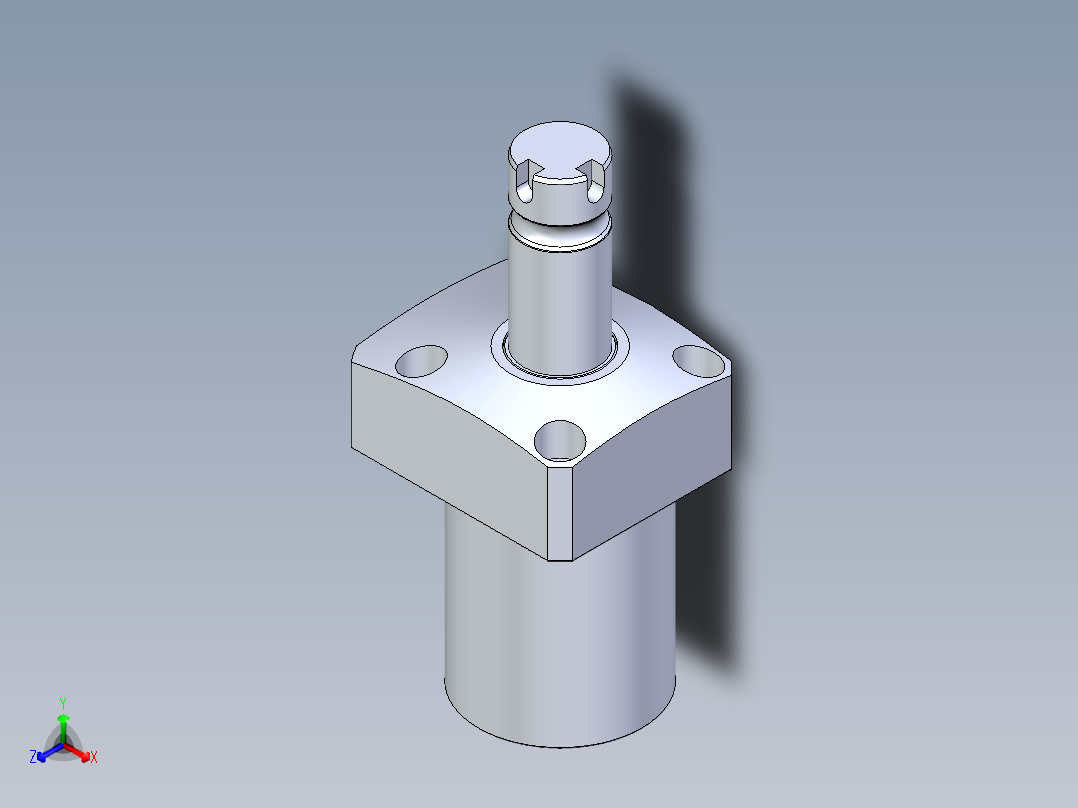 KOSMEKLHA0400-GL-F_R01多系列多零件图纸模型主视图