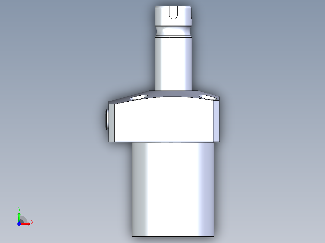 KOSMEKLHA0400-GL-F_R01多系列多零件图纸模型前视图