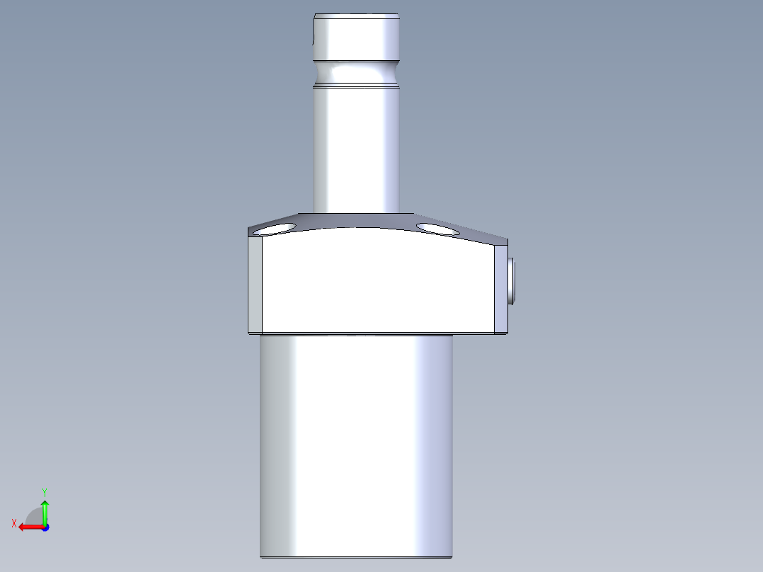 KOSMEKLHA0400-GL-F_R01多系列多零件图纸模型后视图