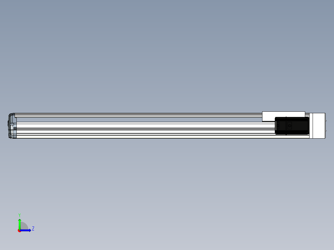 Toyo东佑达直线模组-ETH17-850-BR-M40左视图
