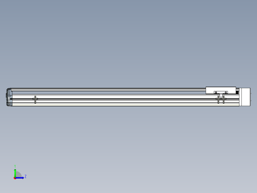 Toyo东佑达直线模组-ETH17-950-BL-M75左视图