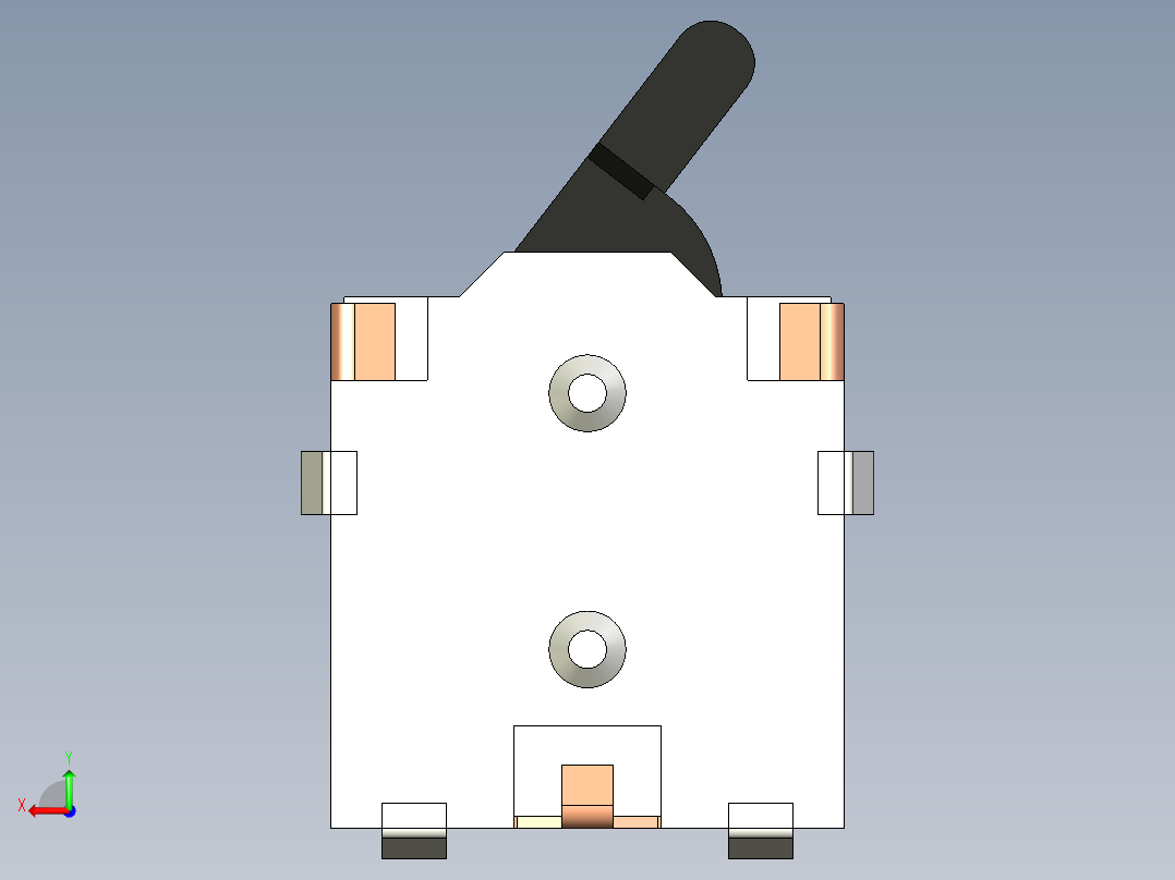 1HL型探测器开关后视图