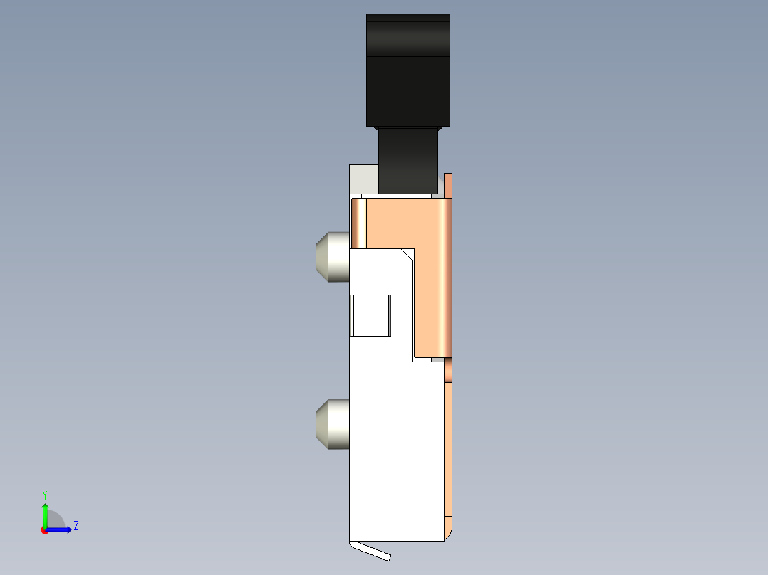 1HL型探测器开关左视图