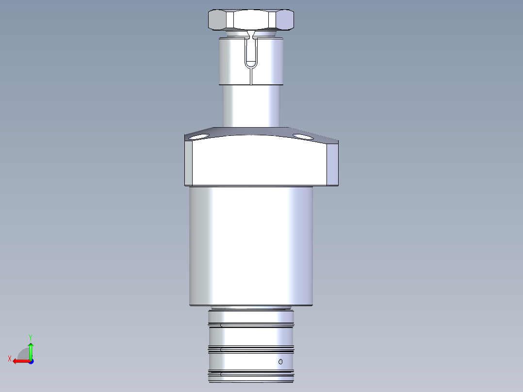 KOSMEKLHA0650-SLM多系列多零件图纸模型后视图