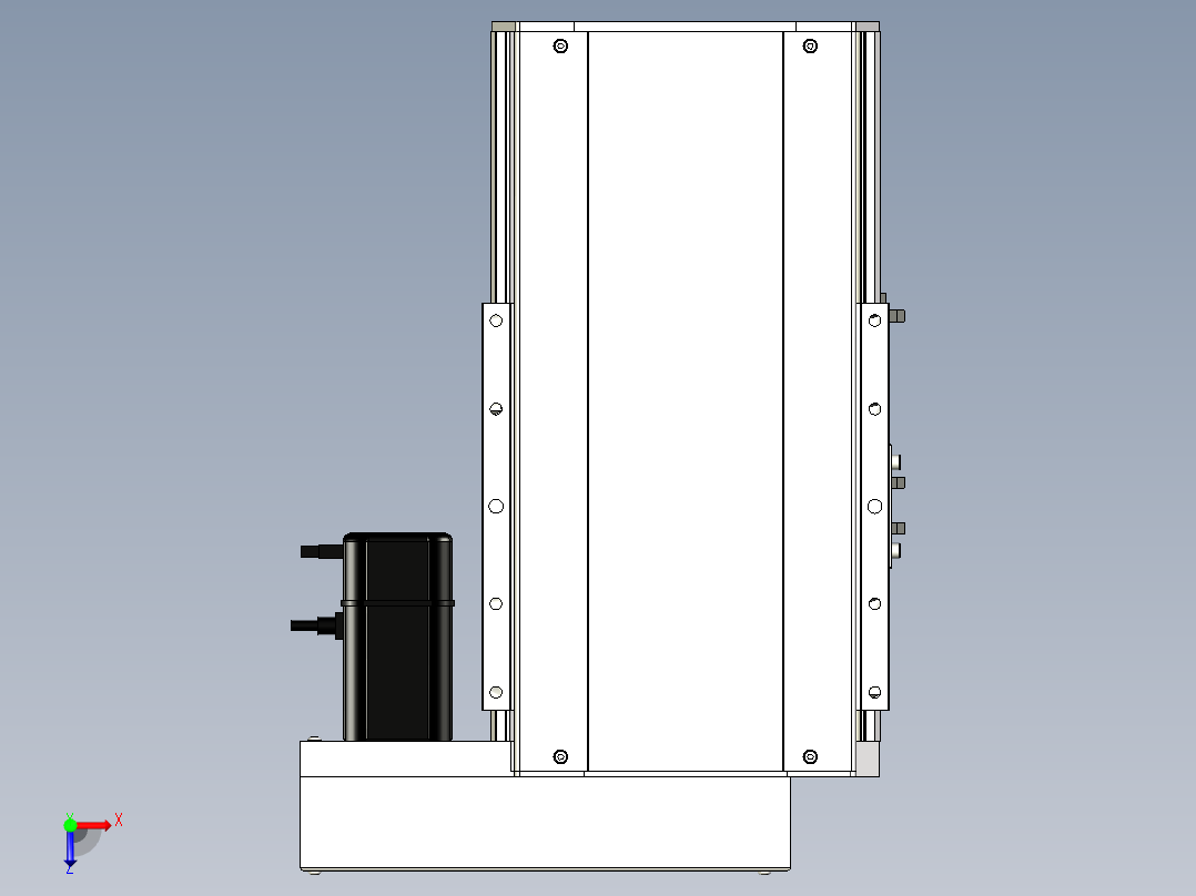 Toyo东佑达直线模组-ETH22-100-BR-400W俯视图