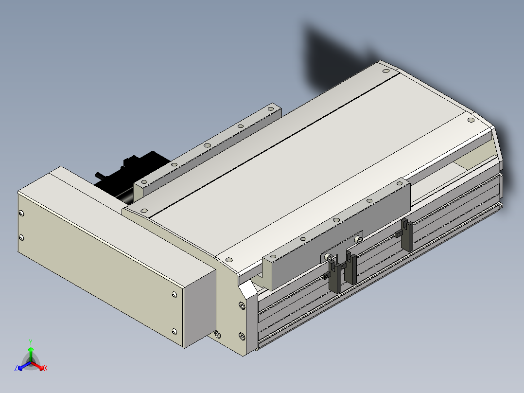 Toyo东佑达直线模组-ETH22-100-BR-400W正等轴测图