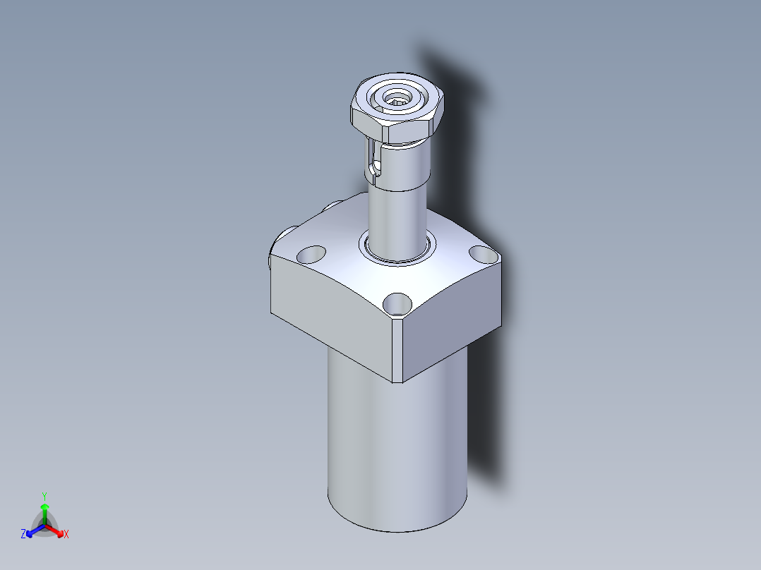 KOSMEKLHA0360-CR-Q15多系列多零件图纸模型正等轴测图