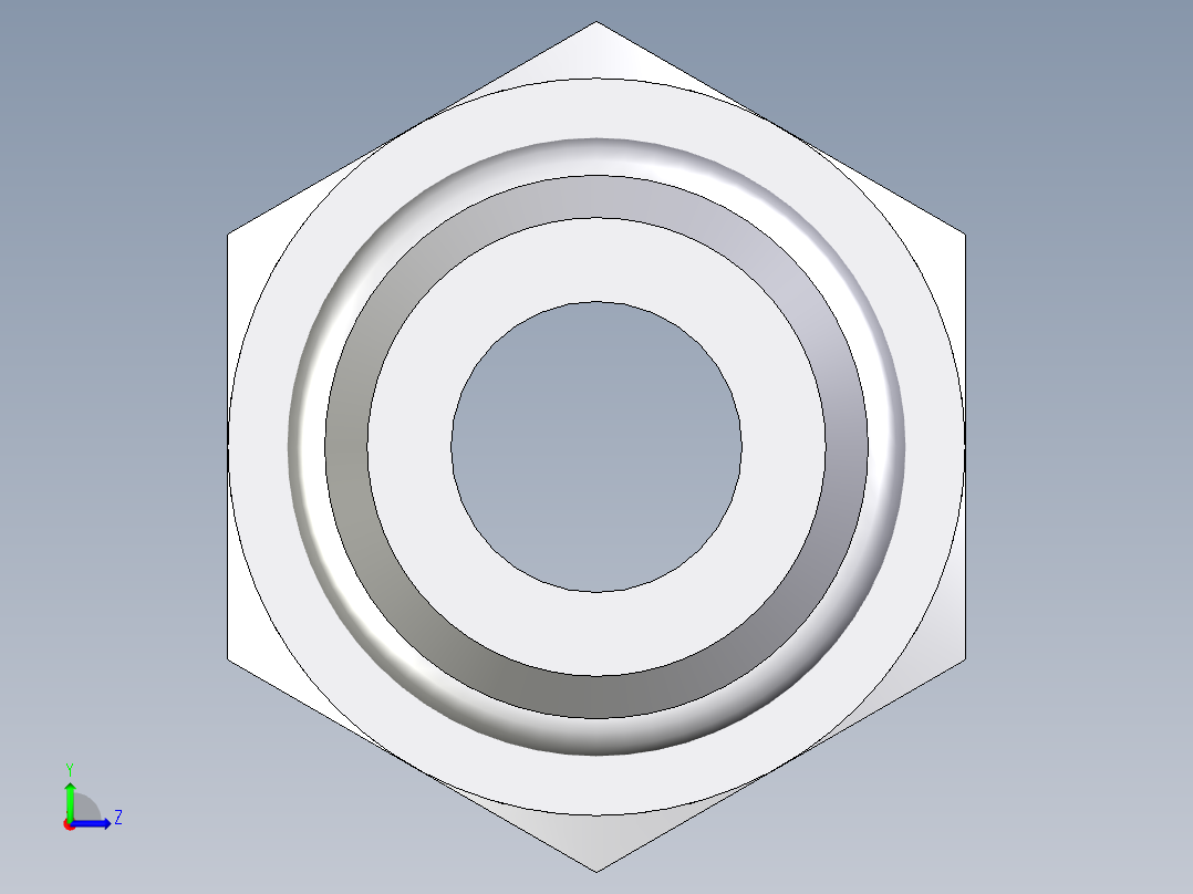 卡套式工业通用硬管接头EO_Male_Stud_connector_GEO10ZLMCF左视图