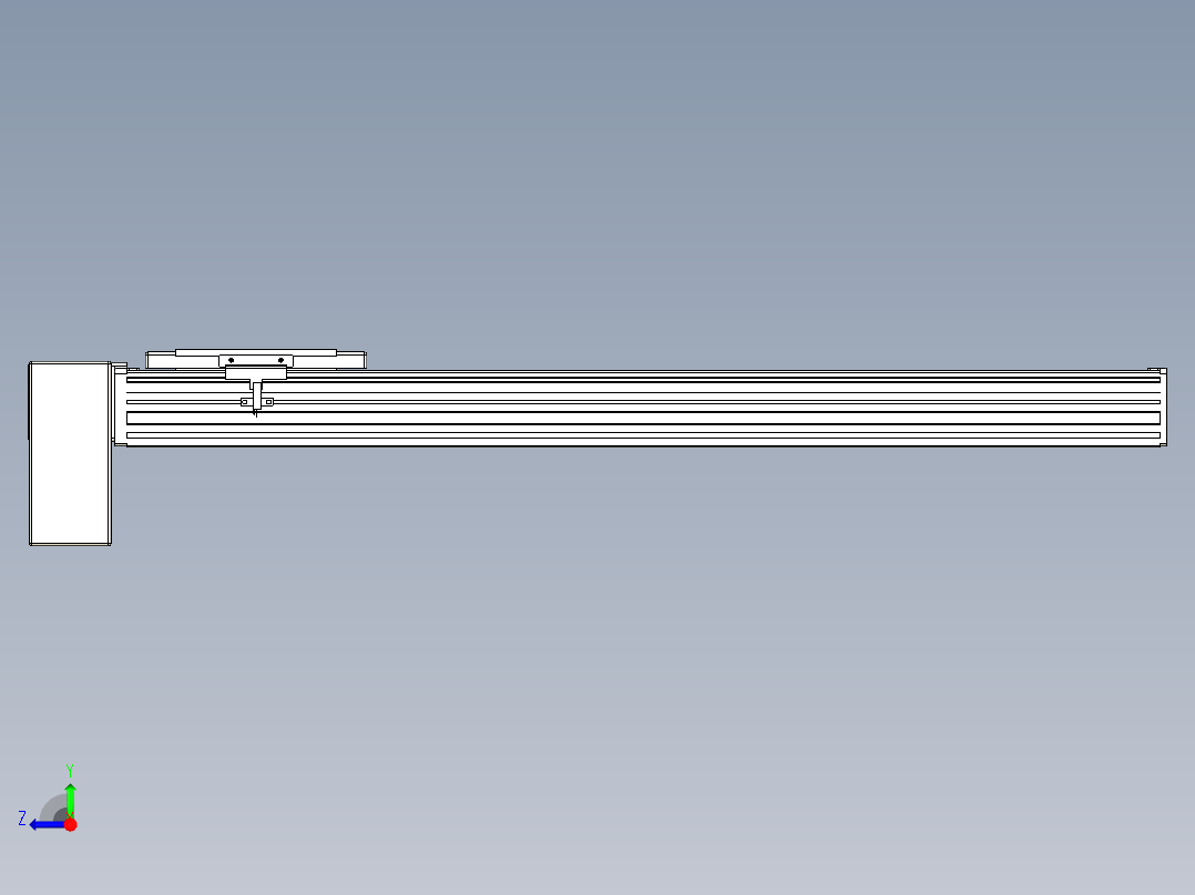 同步带全封闭直线模组TPA-HCB-14D-120-L600-RP-C-P40-N3右视图