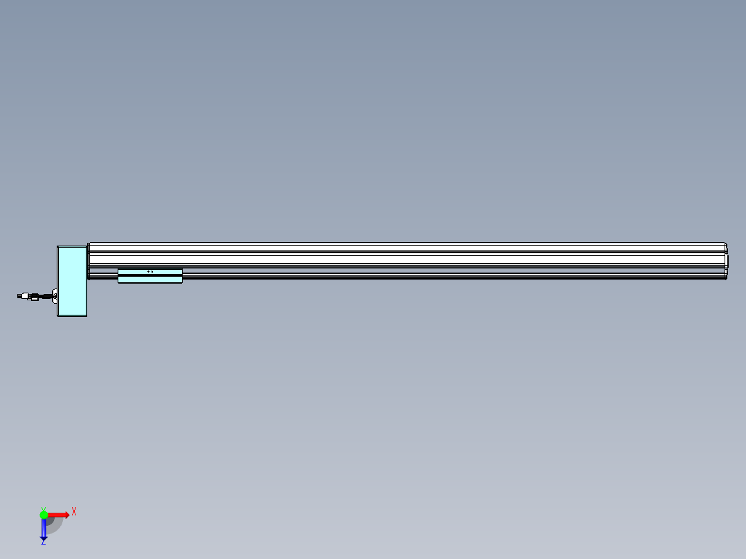 威洛博VBF同步带传动一般环境VBF14-L45-S1100-BRU-ZP40-C3俯视图