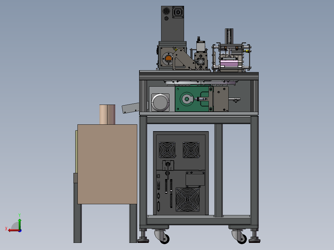 全自动打标机6后视图